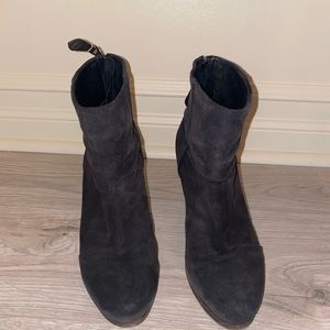 Rag & Bone Suede Black booties